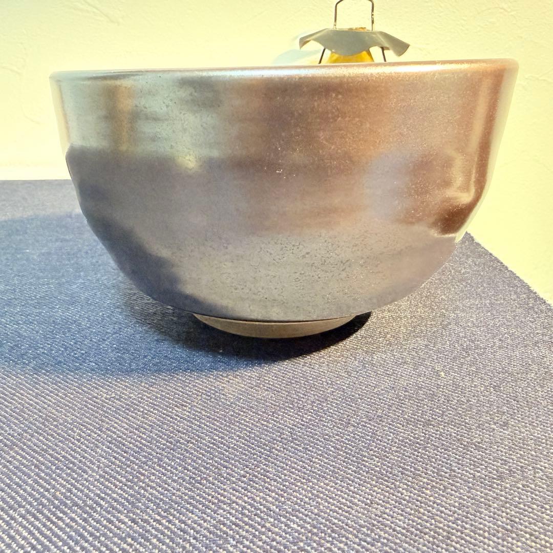 京焼 清水焼 桐鳳 抹茶碗 2個セット 騎牛帰家 黒釉 茶道具 茶器 和食器