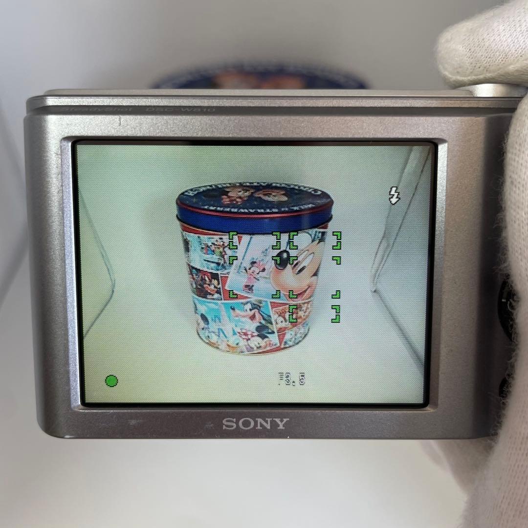 実写美⭕️美品【動作確認済】SONY DSC-W810 シルバー　デジカメ