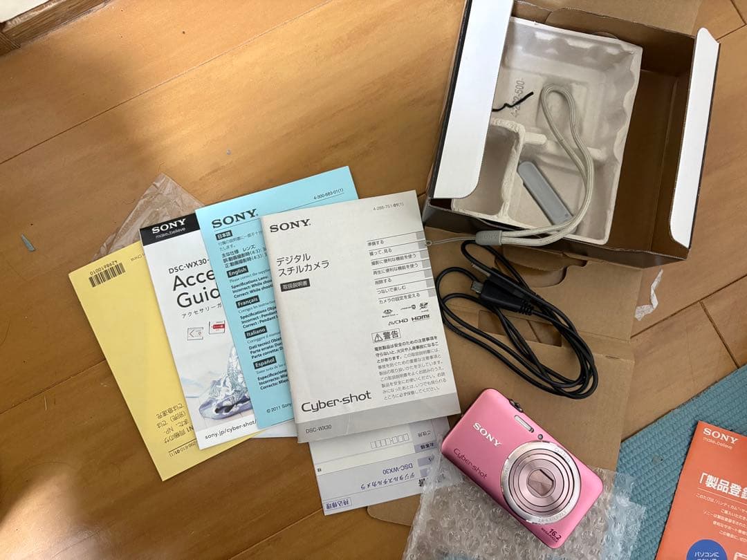 SONY Cyber-shot DSC-WX30 ピンクローズ