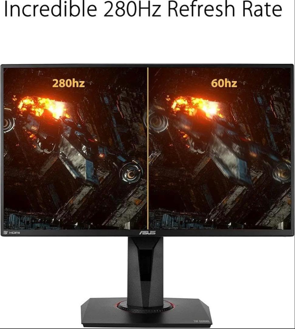 TUF Gaming VG259QM 280Hz 液晶.ケーブルのみ