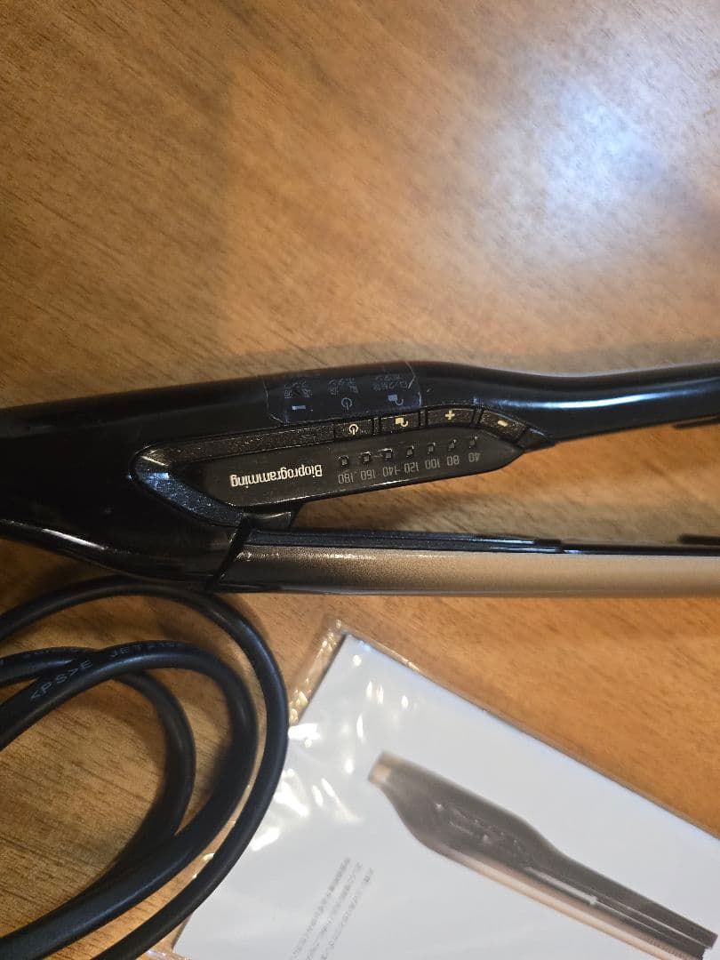 ストレートヘアアイロン USB接続 セラミックプレート