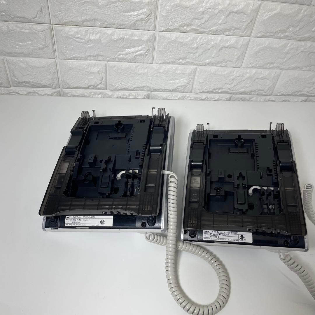 NEC【業務用電話機２台セット】DT400 DTZ-12D-2D (WH)