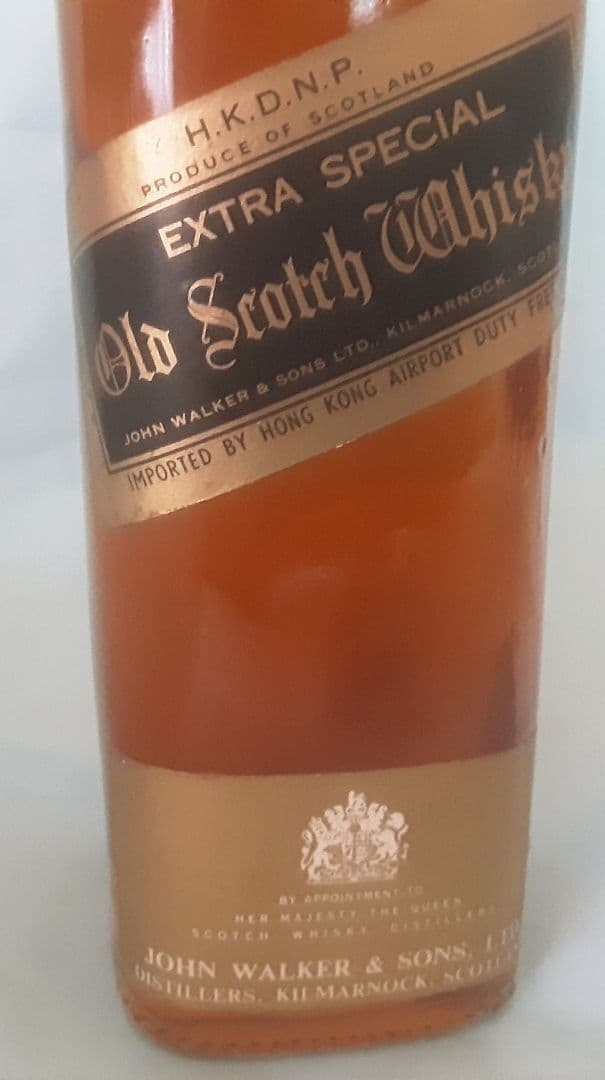 稀少★未開封★古酒★ジョニーウォーカー★ブラックラベル★ウイスキー★金キャップ
