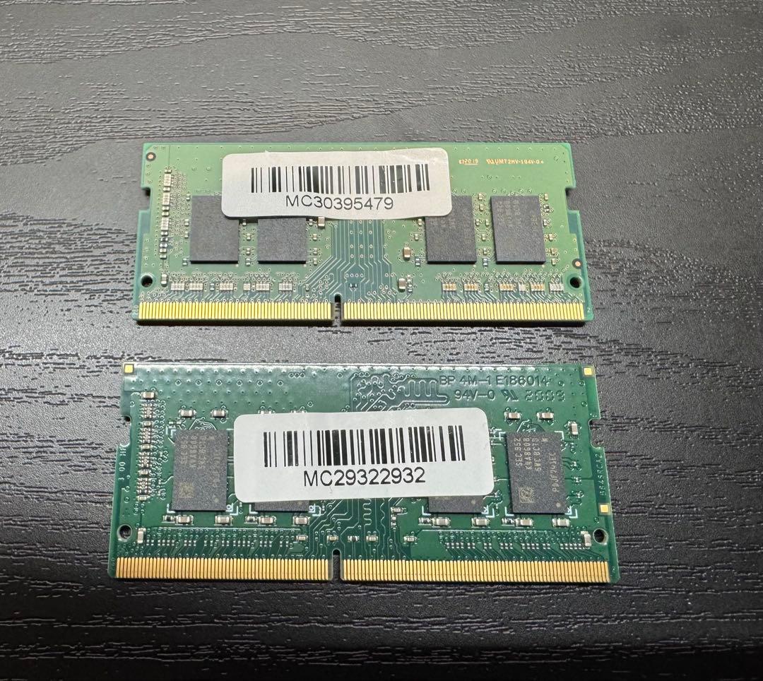ノート用メモリ　SODIMM DDR4 16GB(8GB×2枚)