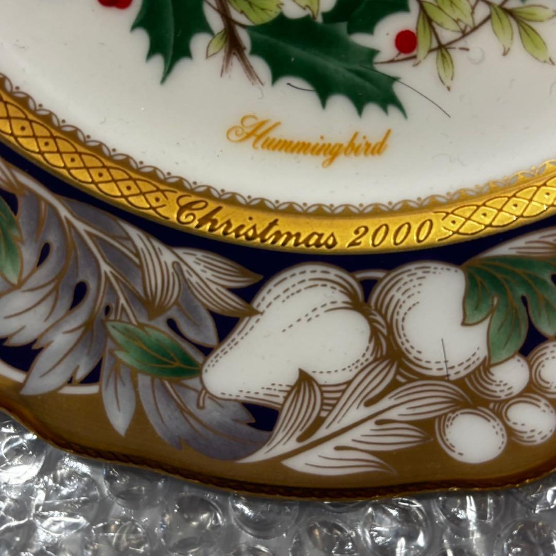希少 美品 ノリタケ 2000年 クリスマスプレート 箱
