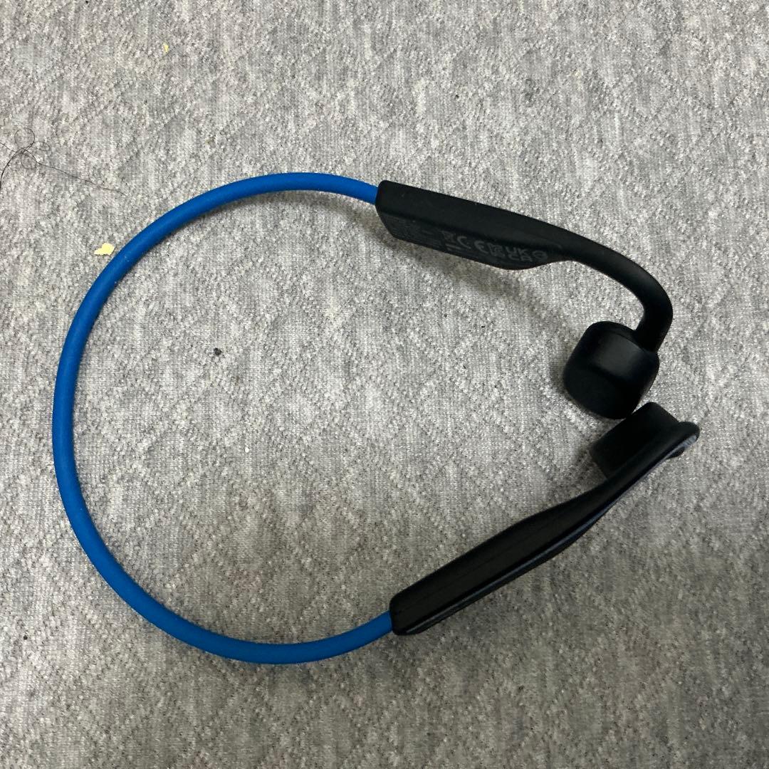 骨伝導イヤホン 青　Shokz