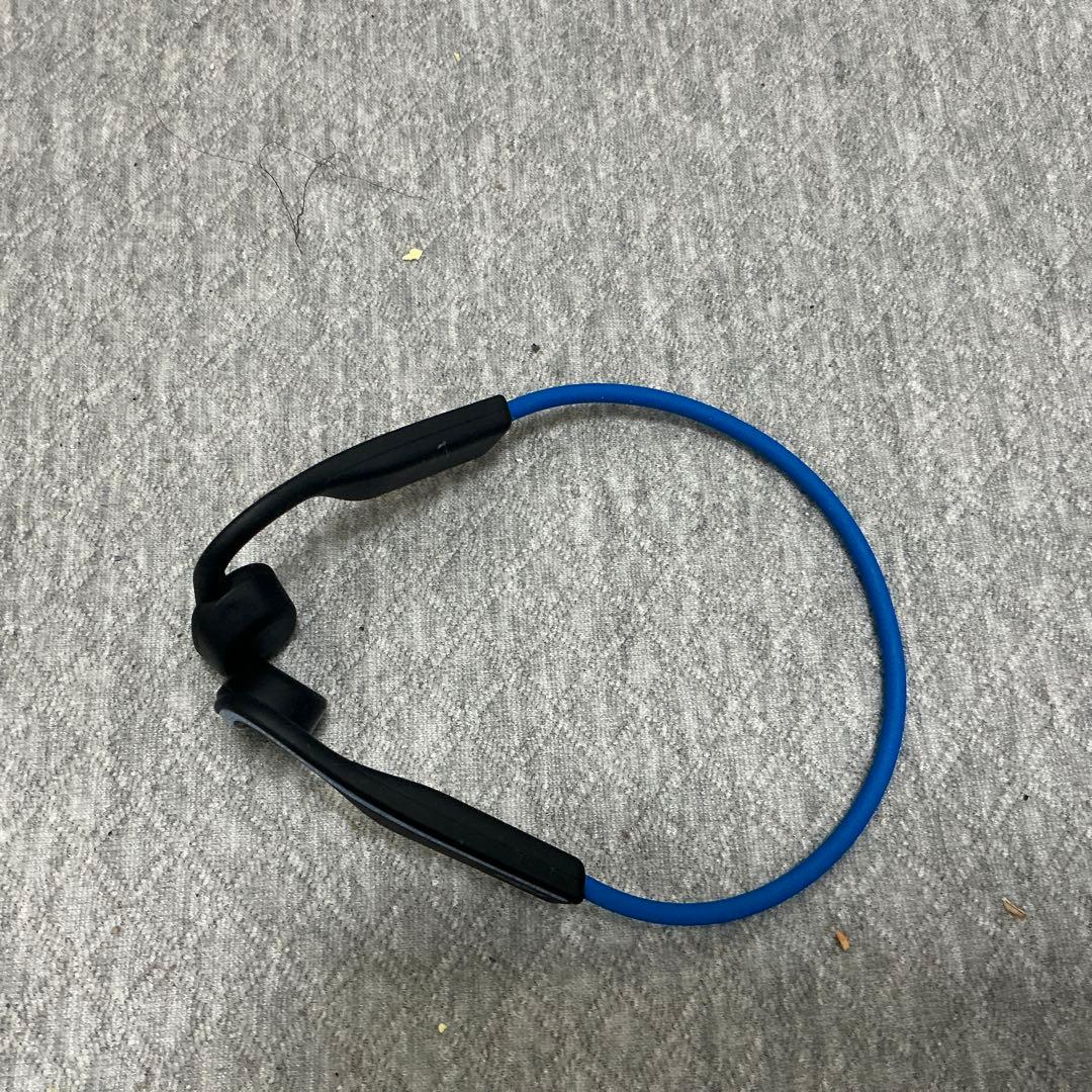 骨伝導イヤホン 青　Shokz