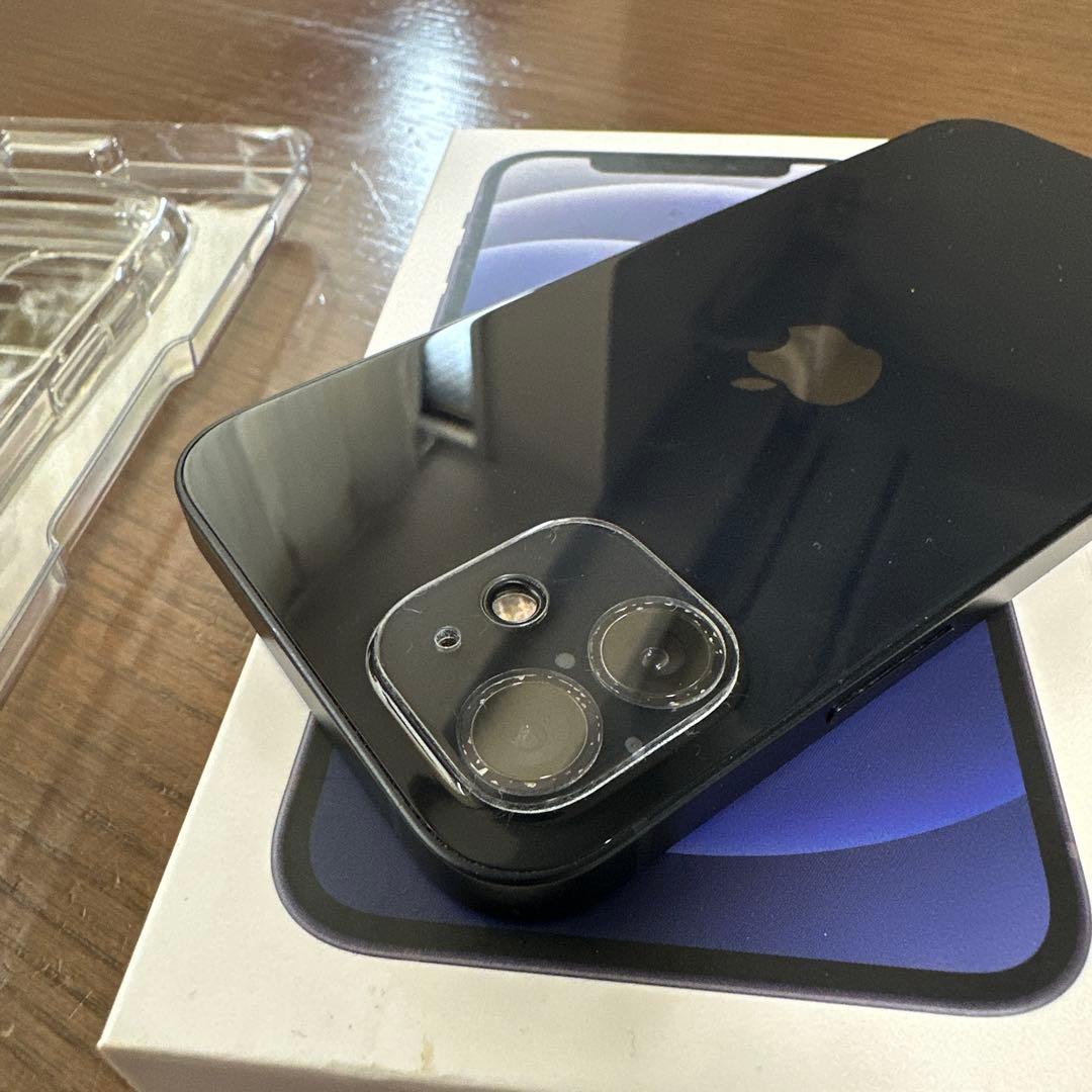 iPhone12 128GB SIMフリー ブラック　付属品付きバッテリー99%