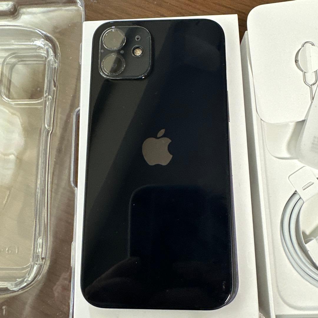 iPhone12 128GB SIMフリー ブラック　付属品付きバッテリー99%