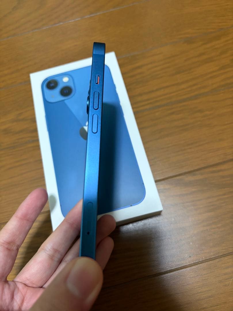 Apple iPhone 13 ブルー 本体と箱付き
