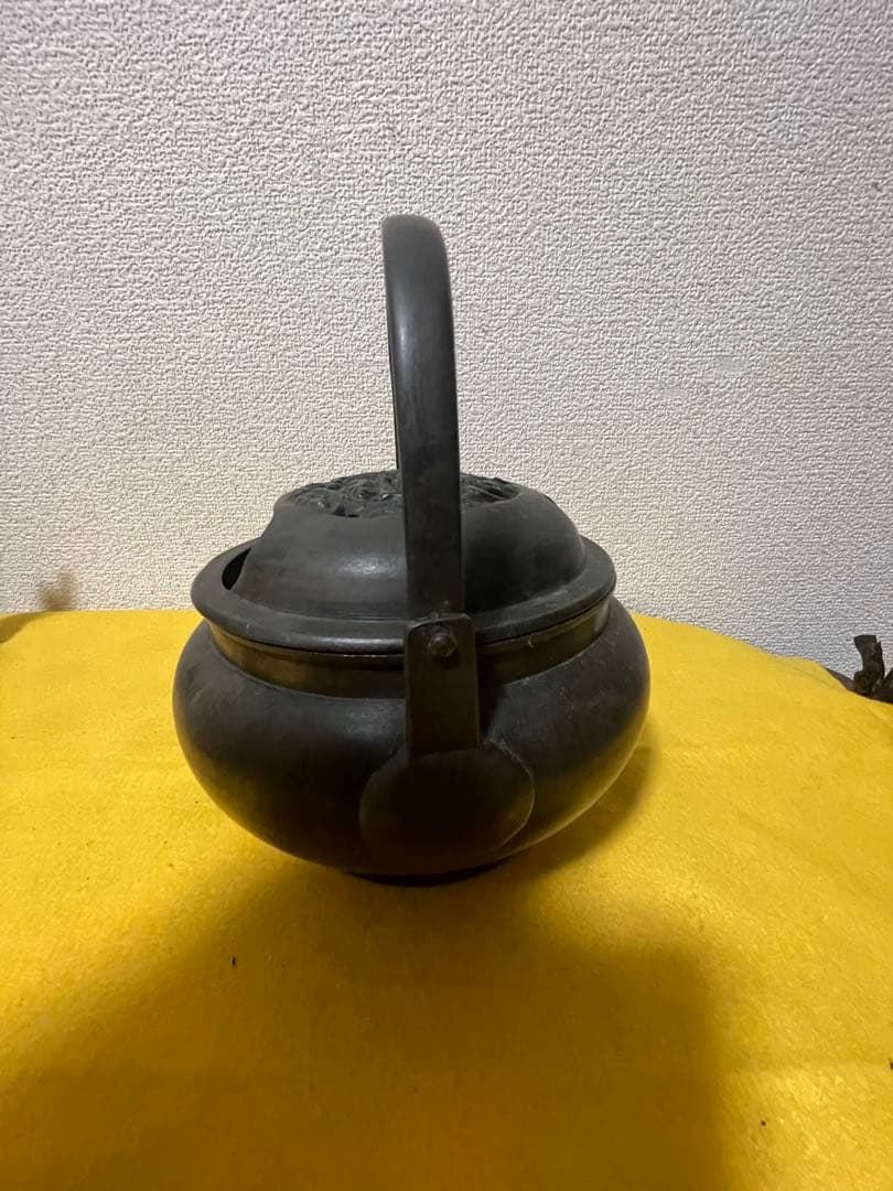 銅手炉　古美術　手炙　香炉　銅製
