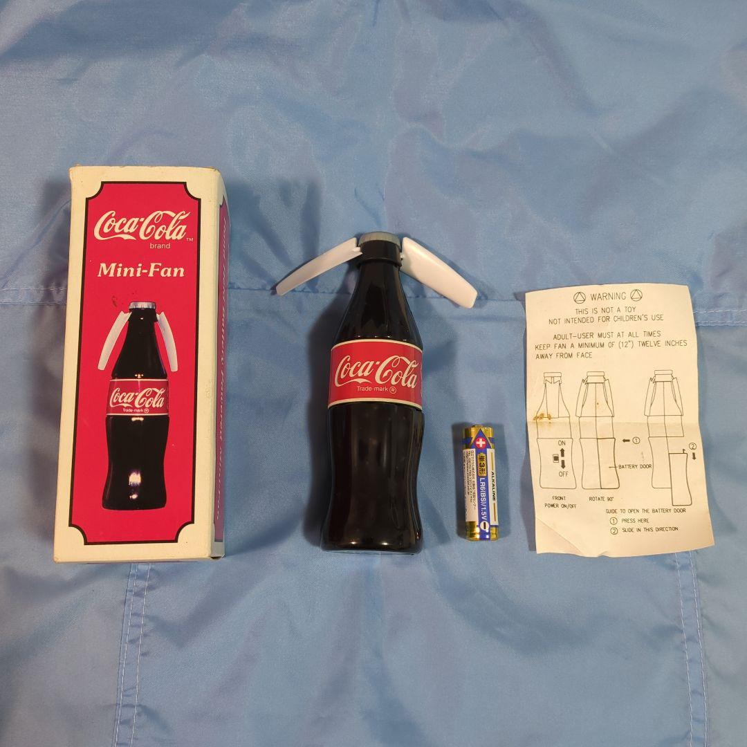 【超レア・レトロ】コカ・コーラミニファン(ボトル型）扇風機