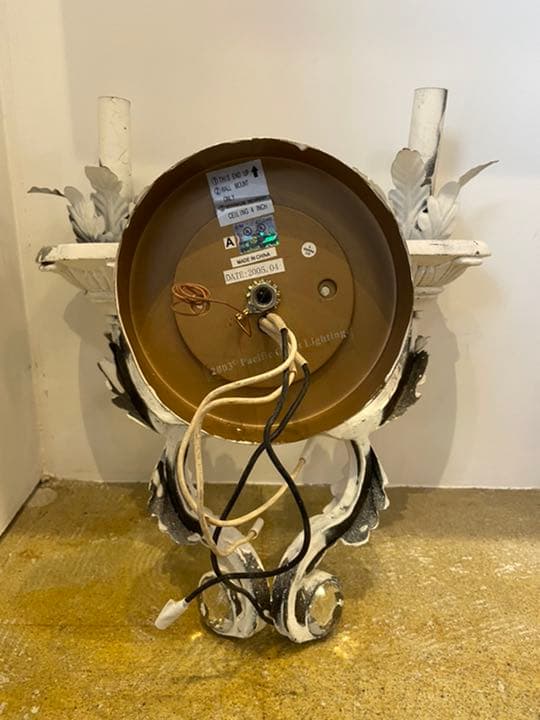 インポート　壁面用照明　シャンデリアライトb USED