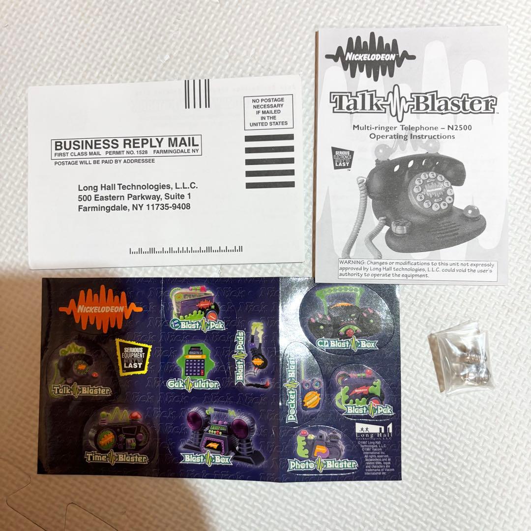 【未使用】Nickelodeon 1996年製 ニコロデオン トークブラスター