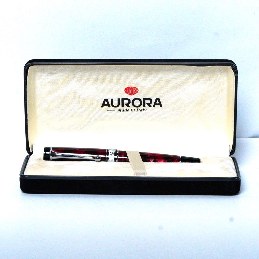 アウロラ　AURORA　ボールペン オプティマ　箱付き　高級　イタリア　レッド
