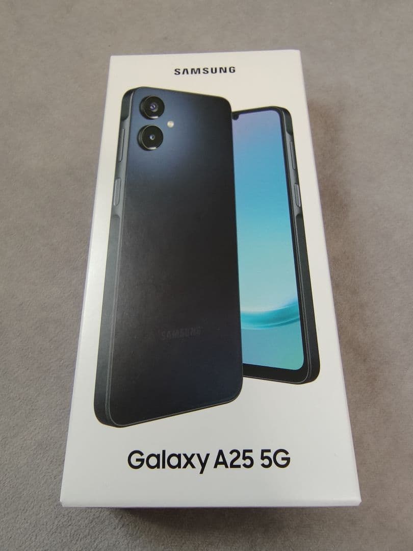 ★未使用★ Galaxy A25 5G ブラック本体 国内正規品