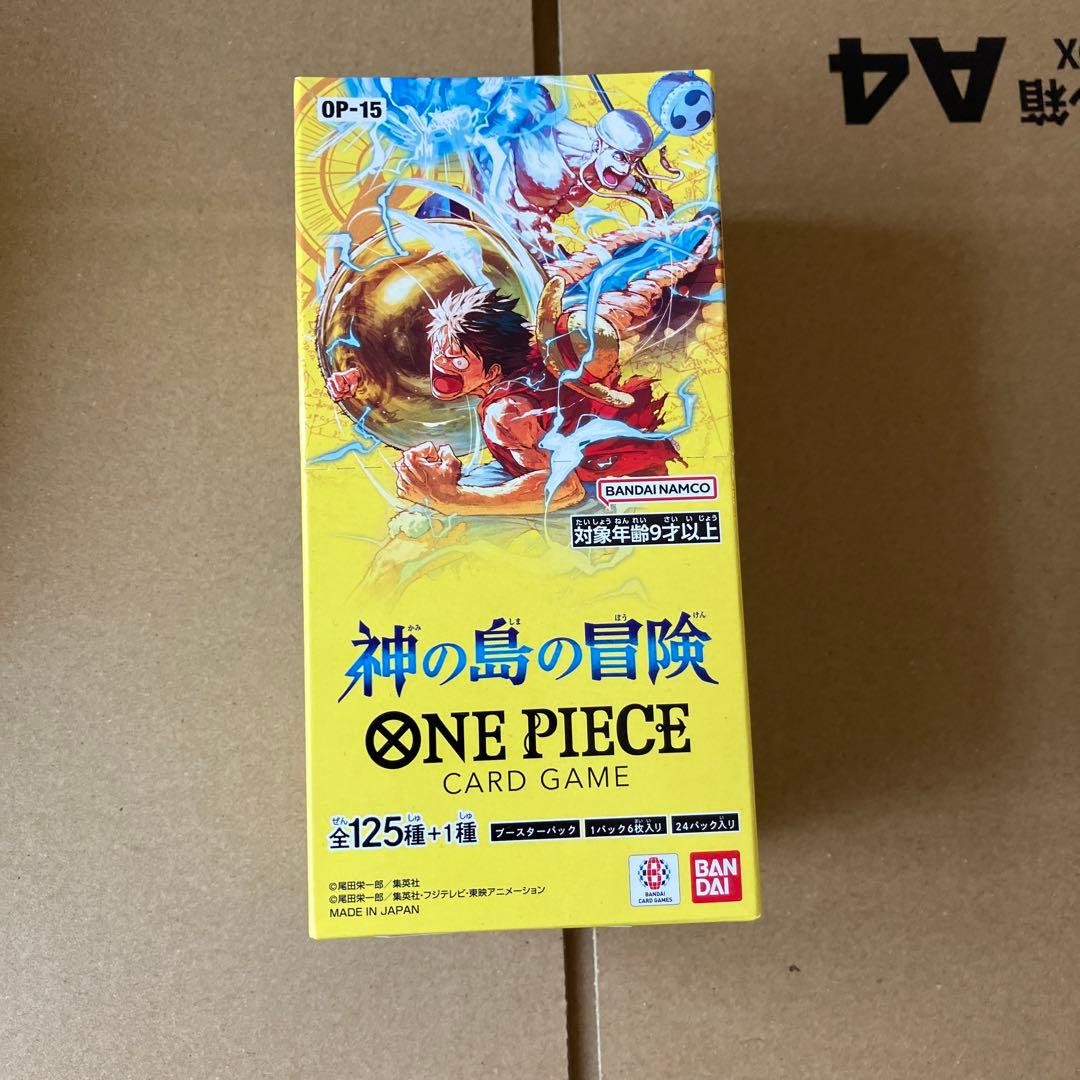ワンピースカード神の島の冒険未開封テープ付き1box