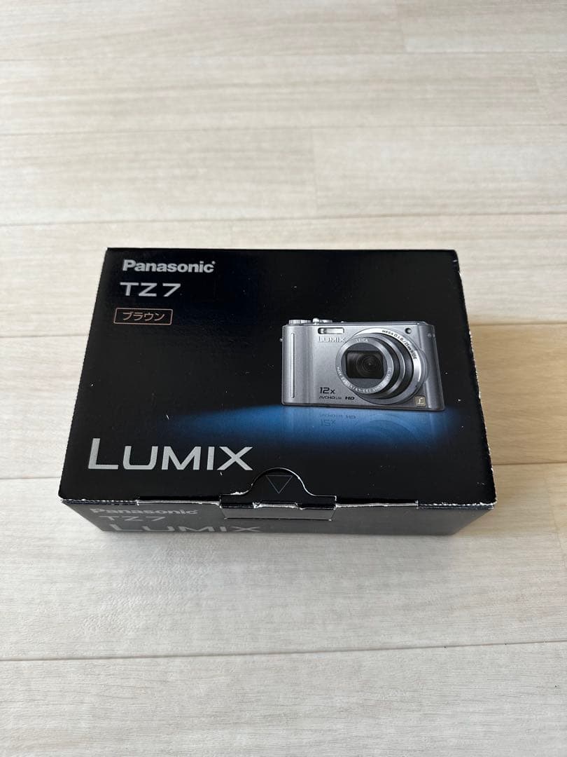 Panasonic Lumix TZ7ブラウンコンパクトデジカメ【動作確認済み】