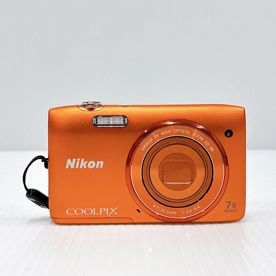 T-021【完動美品 SDカード付】NIKON COOLPIX S3500