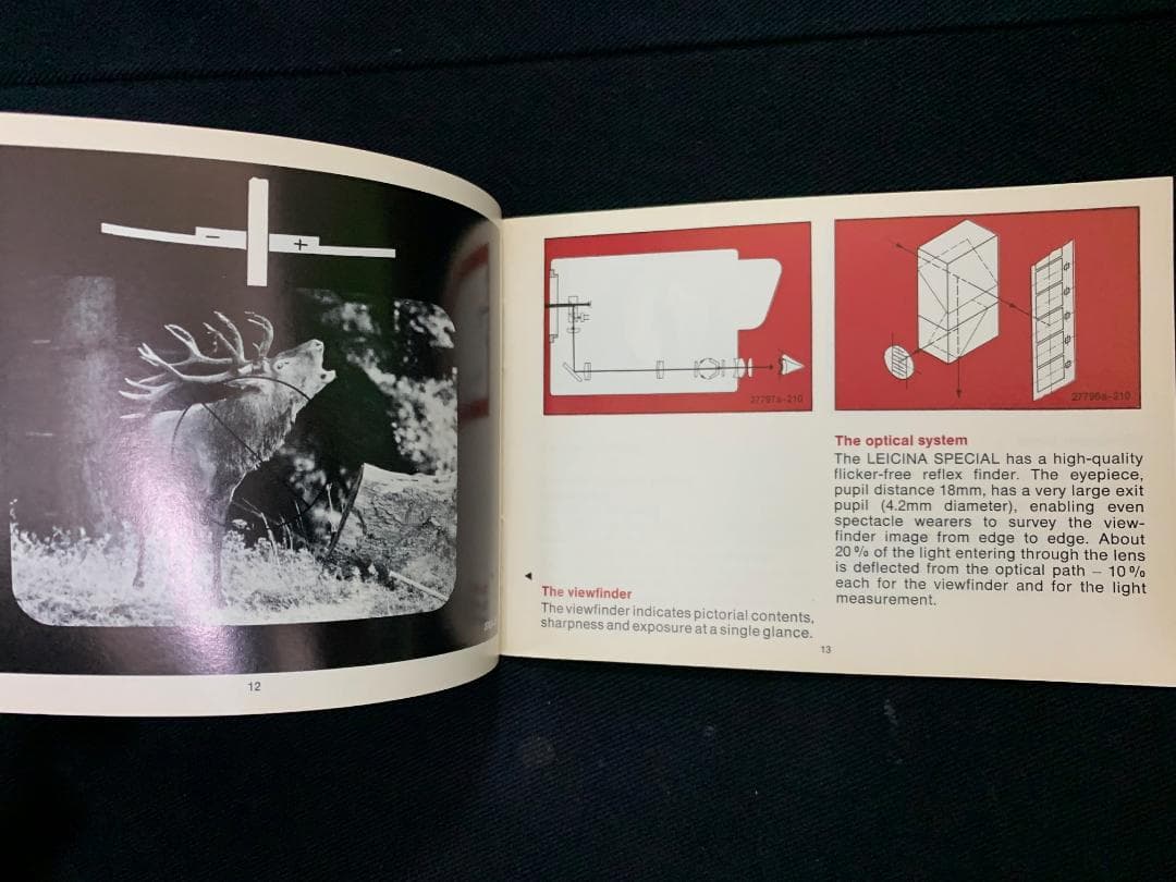 ライカ Leitz 1973年 LEICINA SPECIAL 貴重 取扱説明書