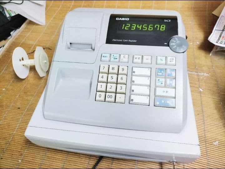 カシオレジスター　16CR　簡単便利特殊　送料込　812222