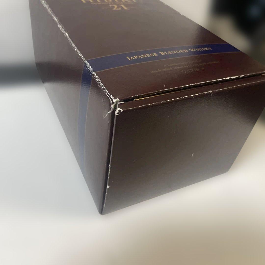 HIBIKI 21年 サントリーウイスキー 700ml 響　箱入り空瓶 小冊子付