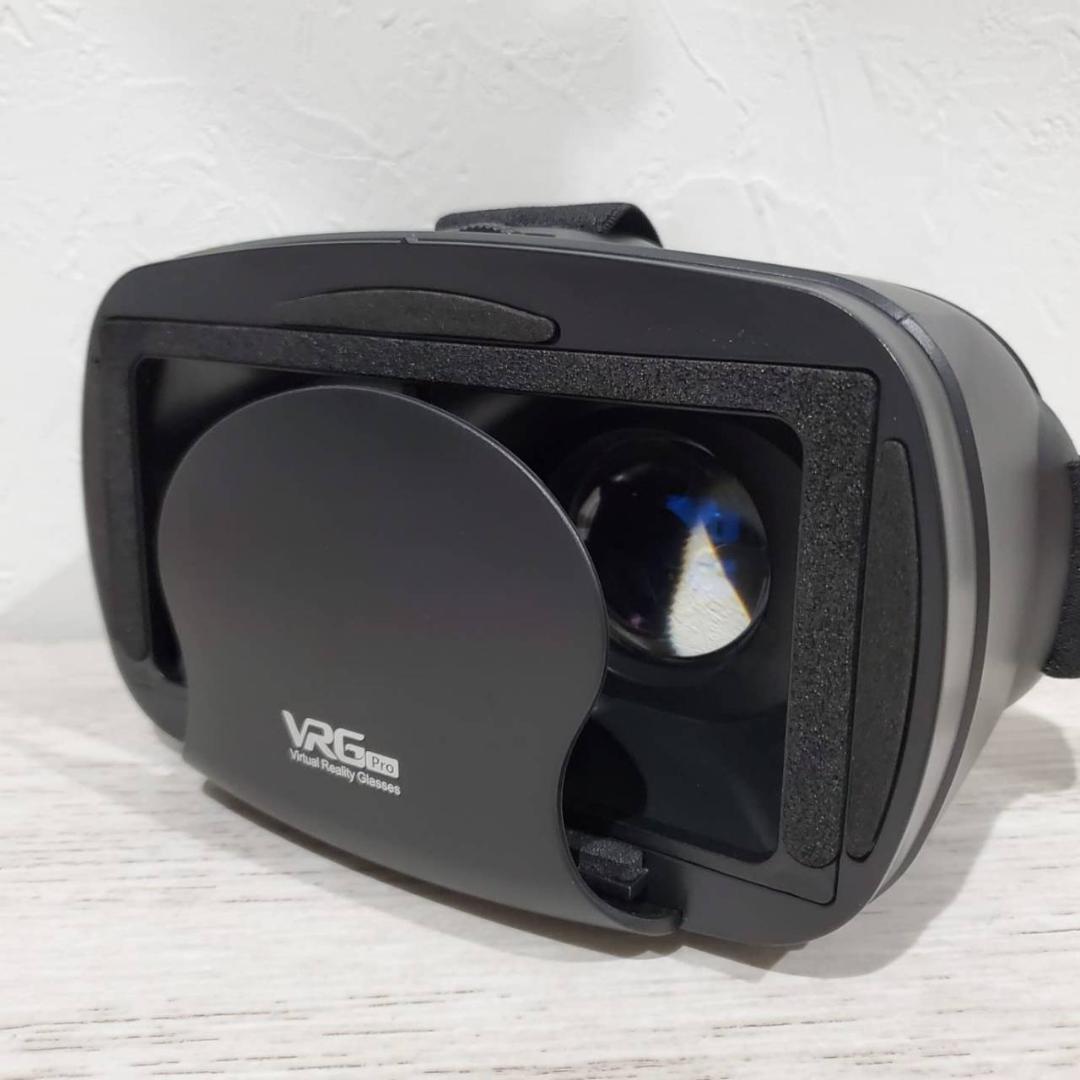 スマホ対応 3Dメガネ VRヘッドセット ブラック
