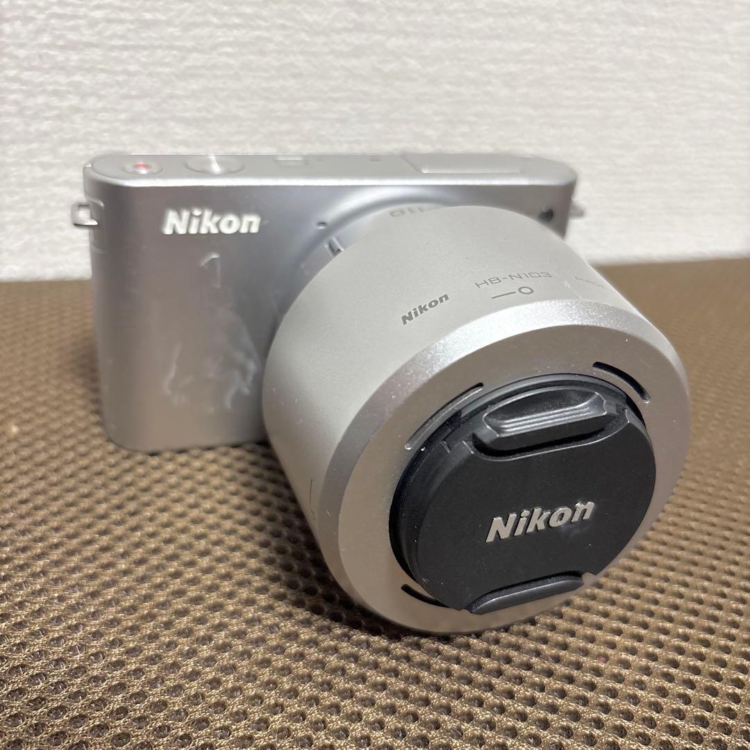 Nikon1 J1 シルバー レンズキット Nikon ニコン 一眼レフカメラ