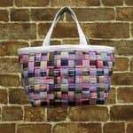 Woven tote（purple)