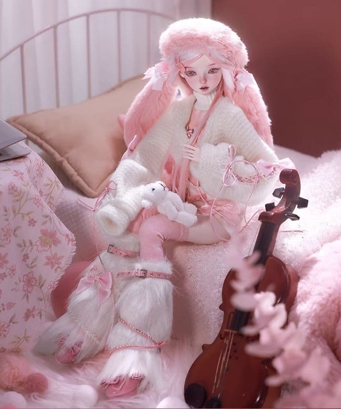 AX996 BJD 1/4 ドール本体 Poppy 球体関節人形 ハンドメイド