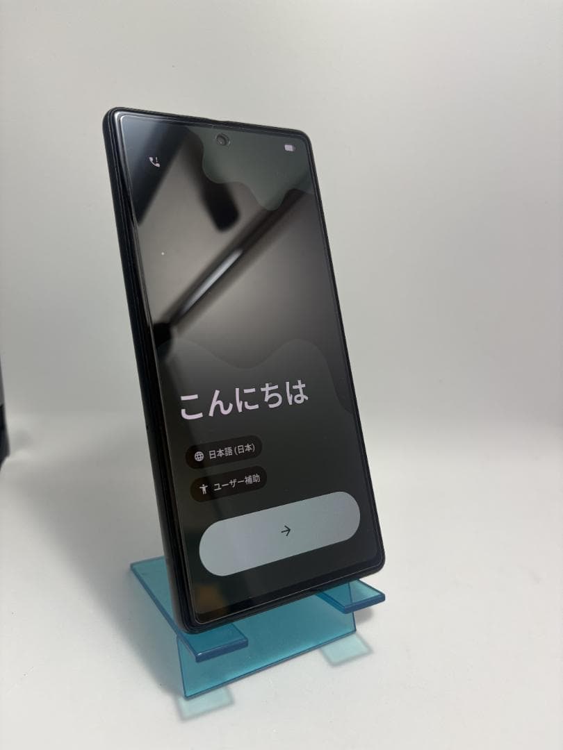 【美品】Google Pixel 6a Chalk 128GB ガラスフィルム付