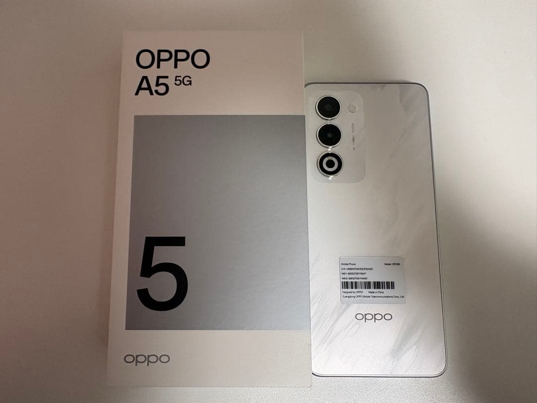 OPPO A5 5G ホワイト 本体
