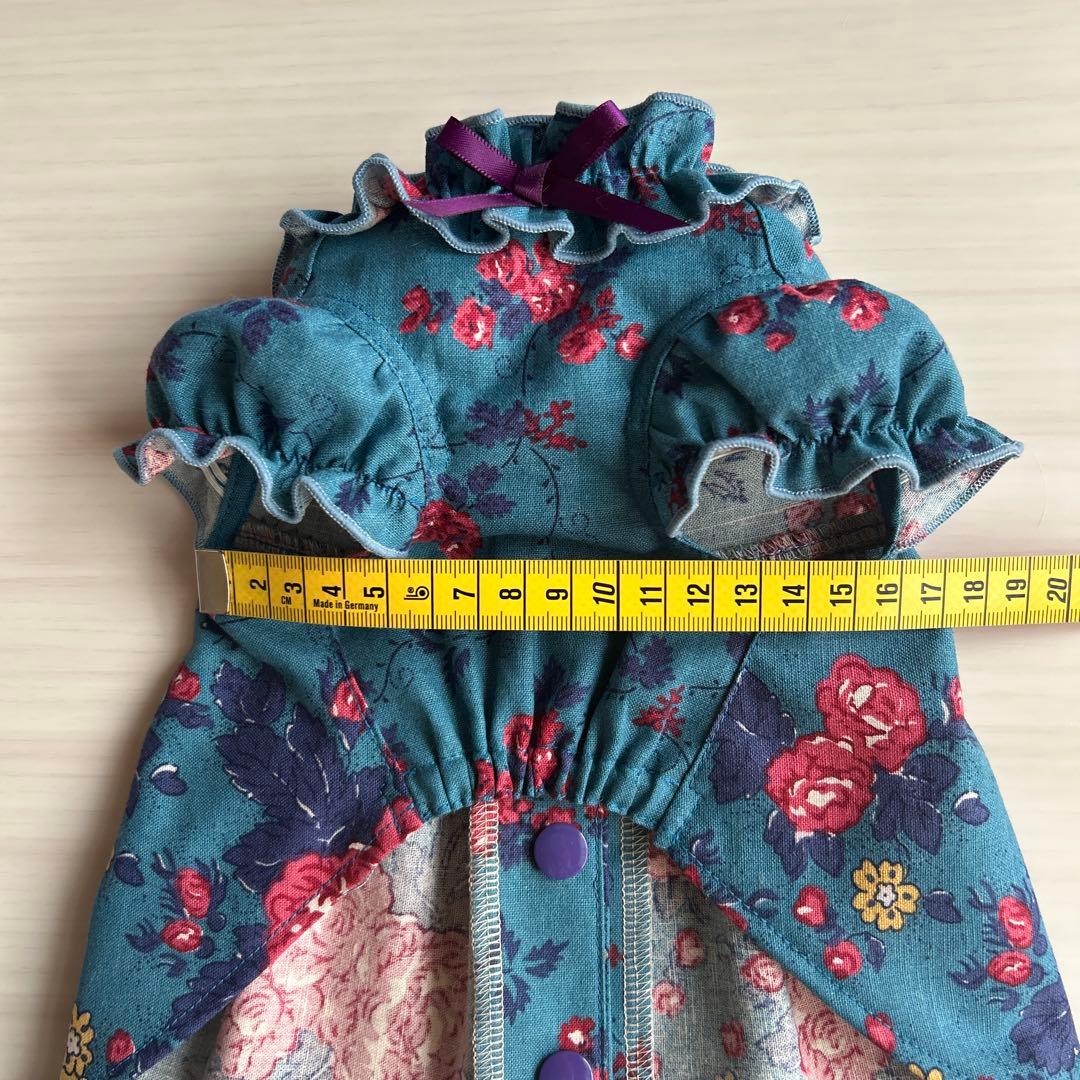 No.544•545 犬服ハンドメイド　バックオープンワンピース
