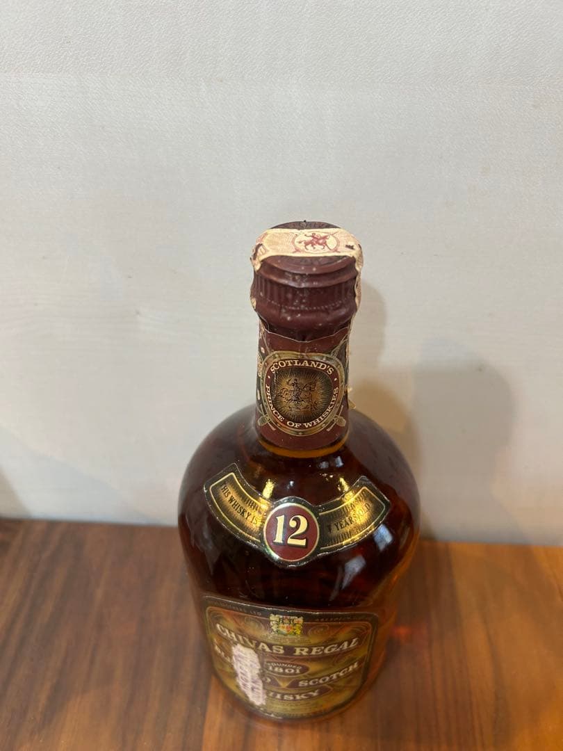 未開封　Chivas Regal 12年　シーバスリーガル　古酒　レトロ　希少