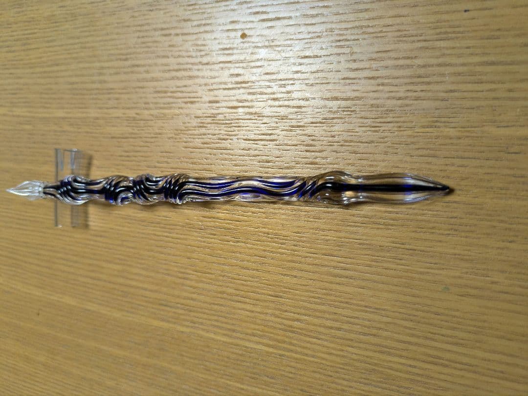 【ガラスペン】佐瀬工業所 カネモオリジナル 軸径11mm ※カラー：２層(紺)