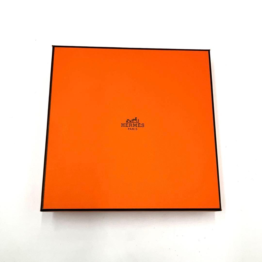 【新品未使用】 エルメス ステアーズ ラビリンス ハンドタオル オレンジ