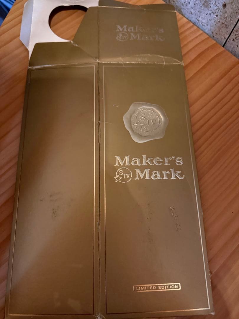 最終価格 激レア メーカーズマーク ゴールドトップ Maker's Mark