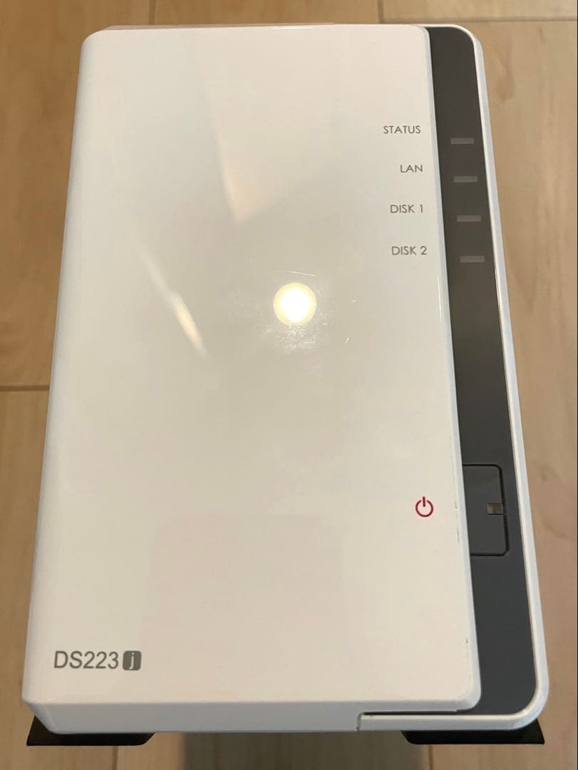 Synology DS223j NAS 2ベイ & HDD 4TB 2台