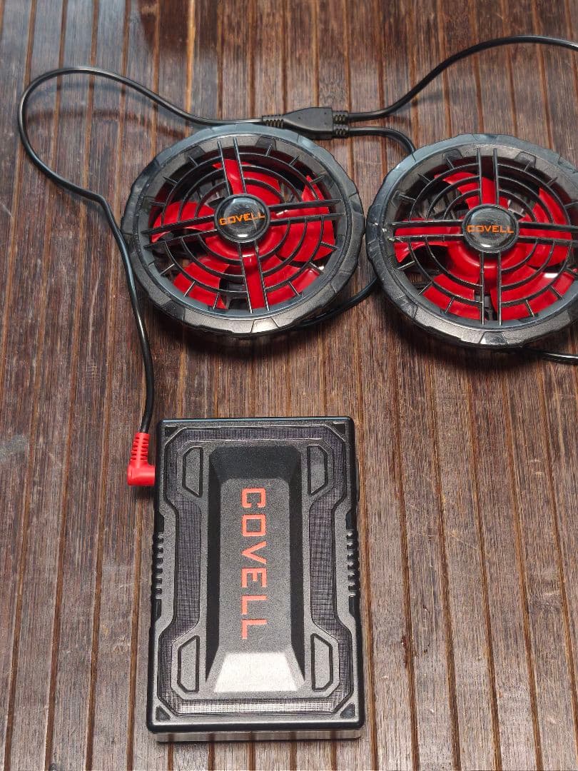 COVELL 新品 エヴァンゲリオン 空調服 ファン バッテリー 充電器 セット