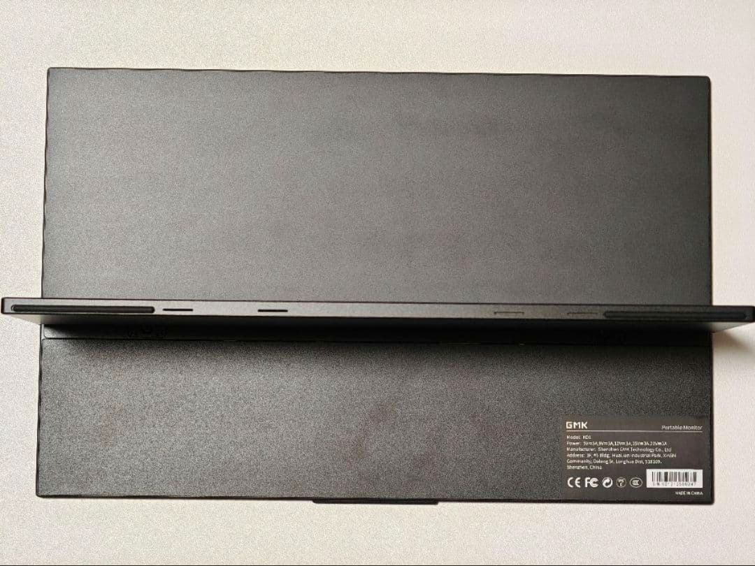 GMKtec 4K 14インチ モバイルモニター (純正カバー、保護フィルム)