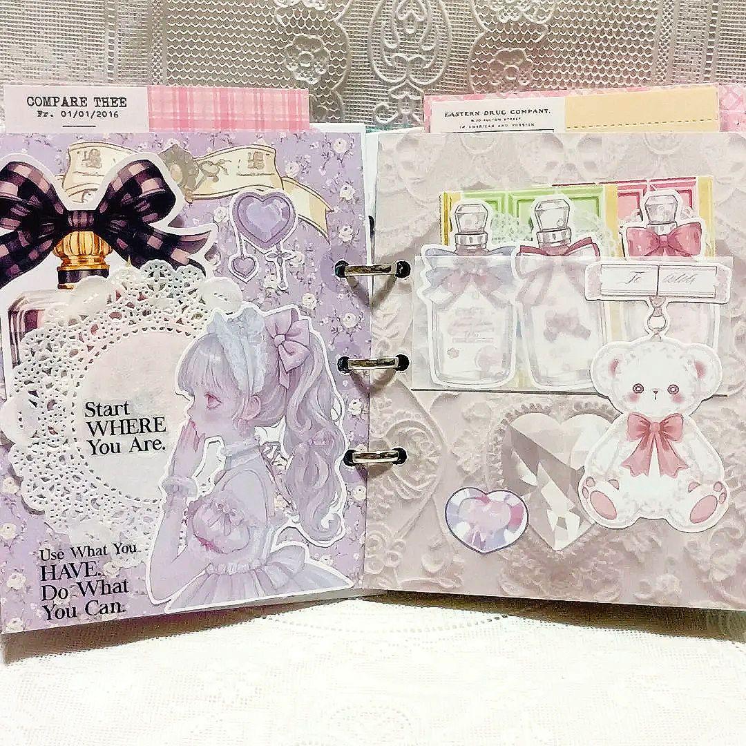 おすそ分けファイル♡ガール 紙もの ファンシー コラージュ