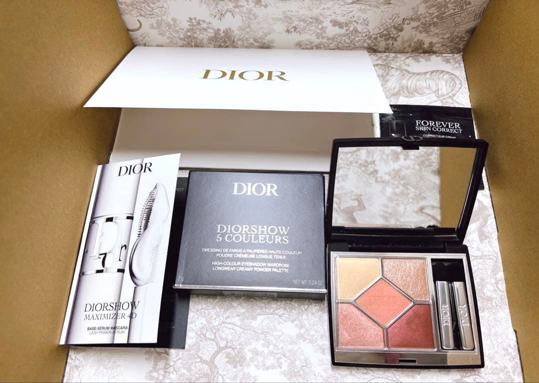 新品　Dior ディオール　サンククルール　743 ローズチュール