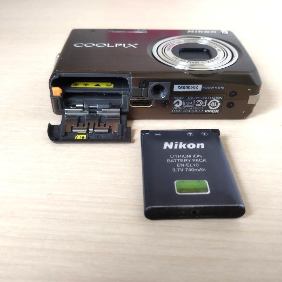Nikon COOLPIX S700 ブラウン 電池+充電器付
