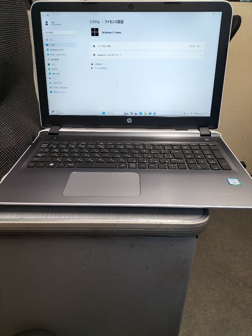 美品 HP ノートPC 本体 カメラ付き オフィス