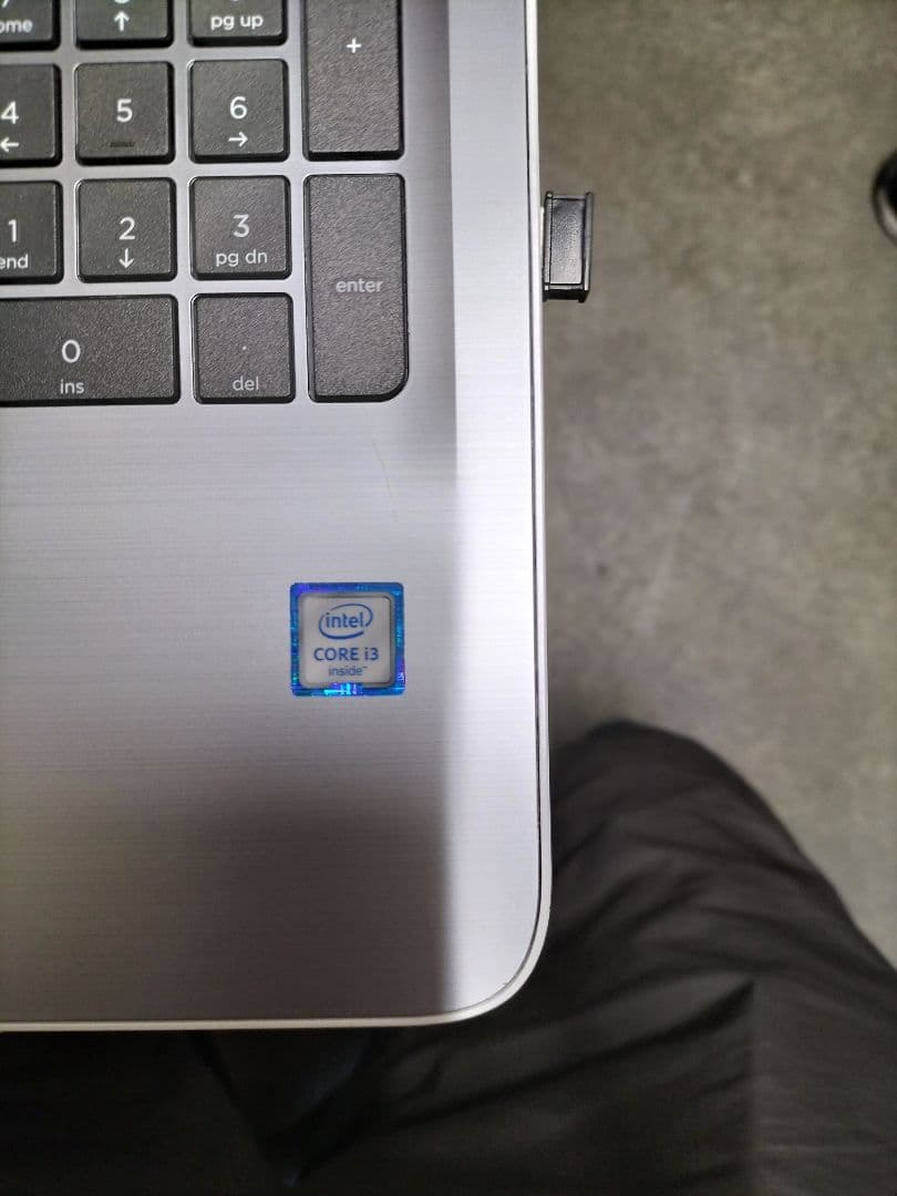 美品 HP ノートPC 本体 カメラ付き オフィス