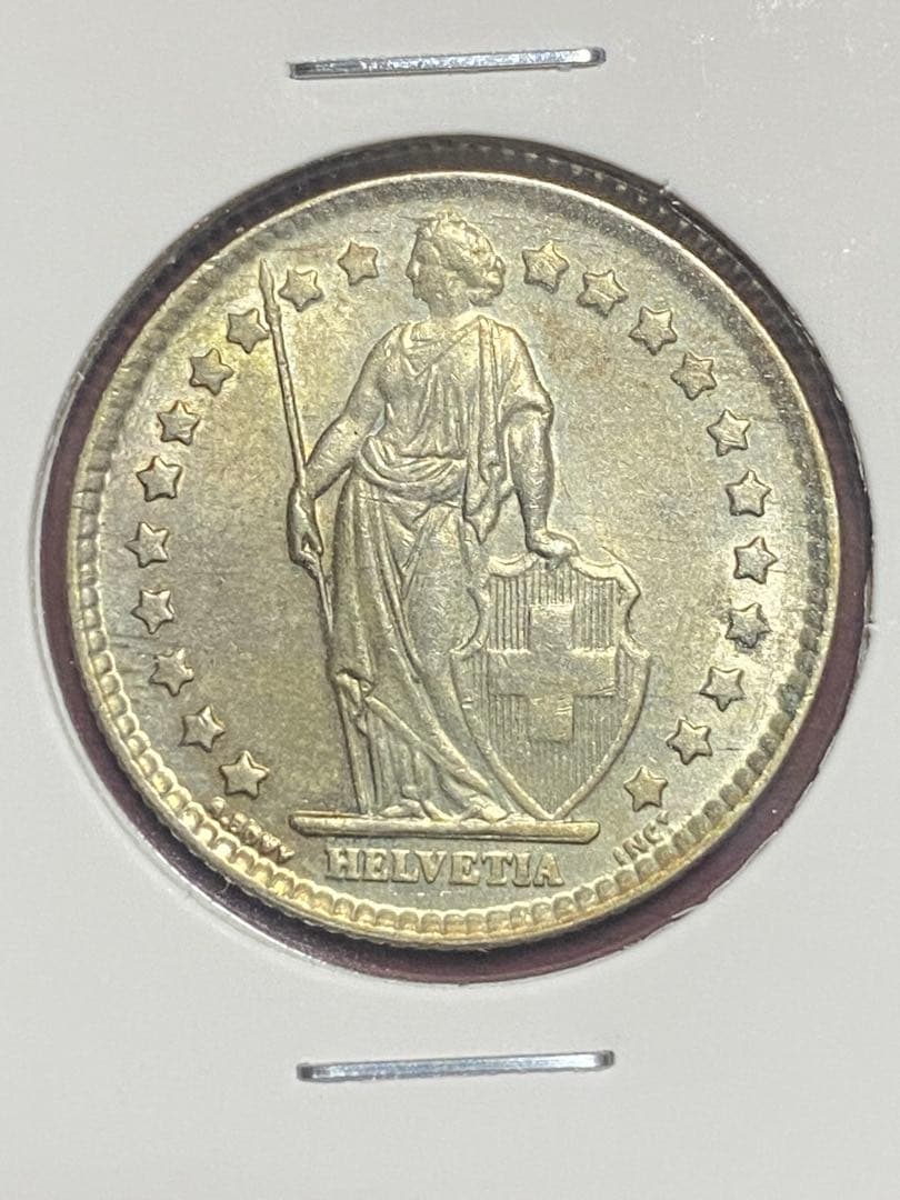 スイス 1フラン銀貨 1962年 5フラン銀貨 1932年