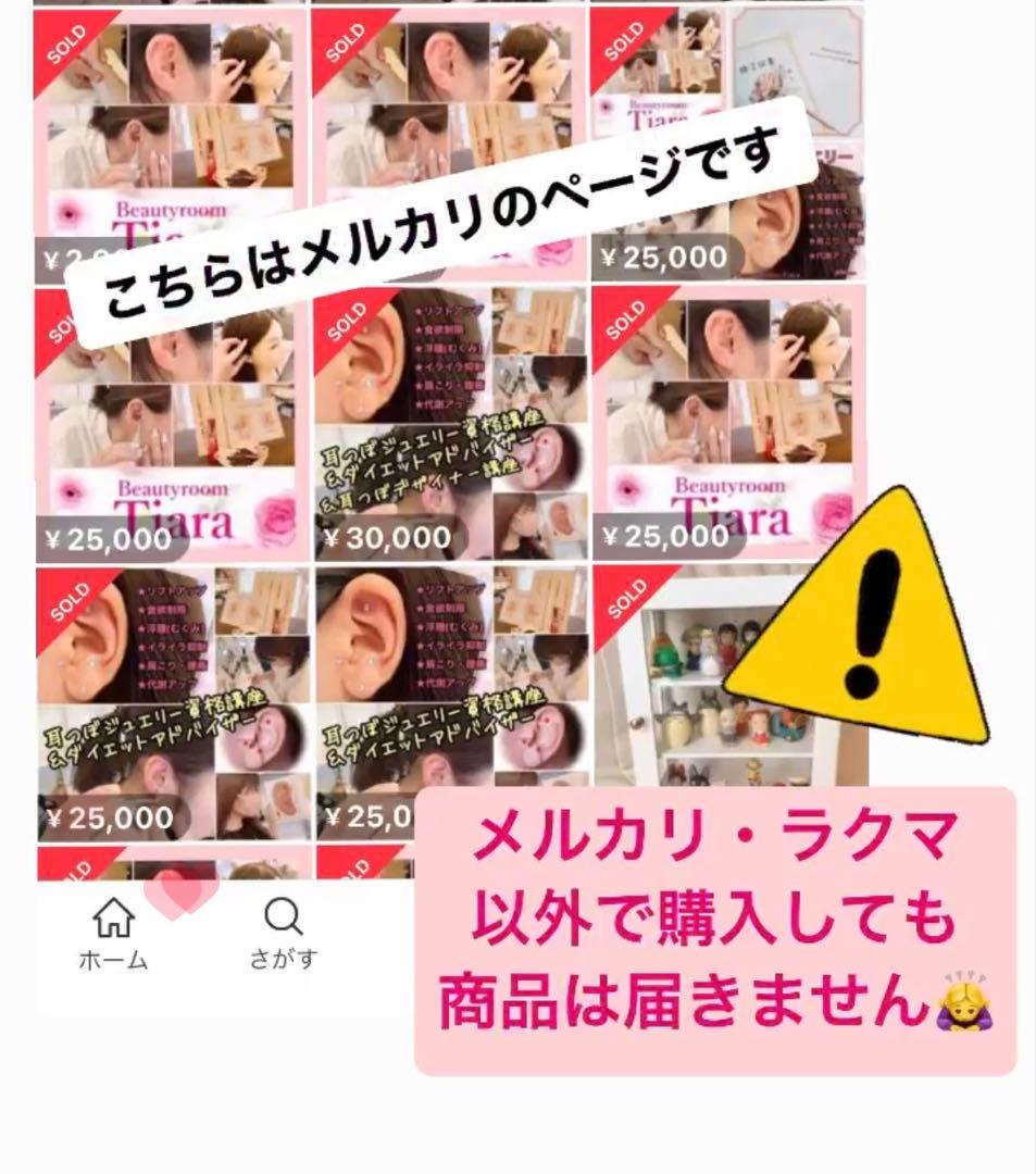 【3資格】耳つぼ資格＋カウンセリング講座＋オリジナル耳つぼジュエリー通信講座