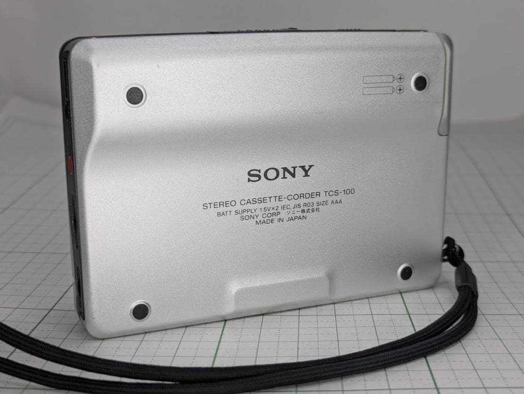 整備済み　ソニー　TCS-100　ステレオレコーダー　オートリバース　おまけ付き