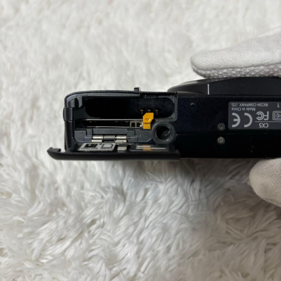 【良品】 RICOH CX-5 ブラック コンパクトデジタルカメラ 動作⭕️