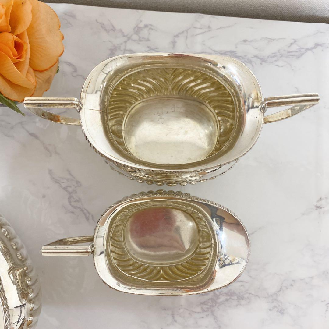 純銀925 お茶セット　スターリングシルバー　ティーポット 銀製